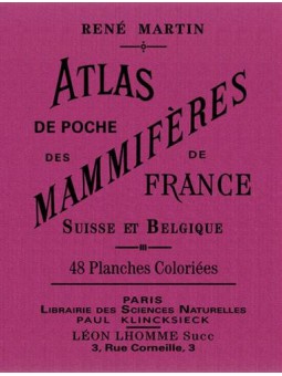Atlas de poche des mammifères de france, Suisse et Belgique