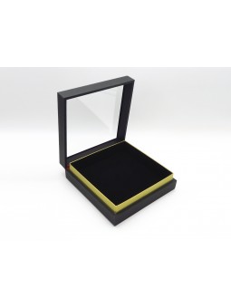 Boîte 19x19x5cm fond noir