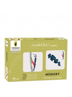 Memory "L'oiseau et sa plume"