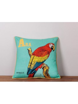 Coussin imprimé - Motif Ara